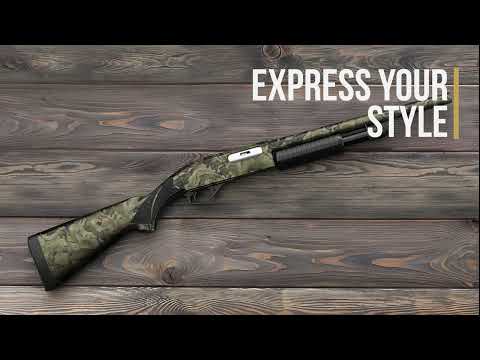 Shotgun Veil Rumba Cumbred Camo Gun Skin Vinyl Wrap