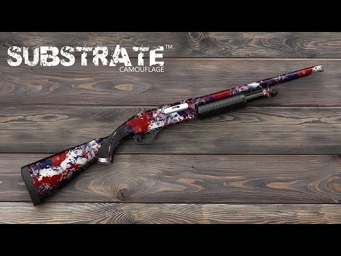 Shotgun Substrate Sierra Camo Gun Skin Vinyl Wrap Film